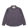 Stussy Sherpa Lined Plaid Shirt -PERFEKTES BEKLEIDUNGSGESCHÄFT 1110268 navy 1