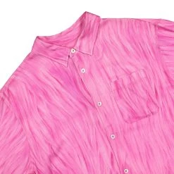 Stussy Fur Print Shirt -PERFEKTES BEKLEIDUNGSGESCHÄFT 1110282 Pink 3