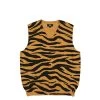 Stussy Tiger Printed Sweater Vest -PERFEKTES BEKLEIDUNGSGESCHÄFT 117139 mustard 1