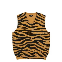Stussy Tiger Printed Sweater Vest