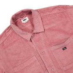 OBEY Monte Cord Shirt Jacket -PERFEKTES BEKLEIDUNGSGESCHÄFT 121160043 Vintage Pink 4