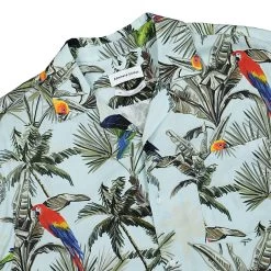 Parrot Short Sleeve Shirt -PERFEKTES BEKLEIDUNGSGESCHÄFT 122 10 19501 lightblue 3