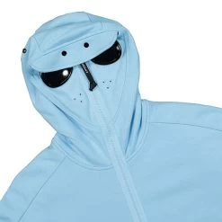 C.P. Company Diagonal Raised Fleece Split Goggle Hoodie -PERFEKTES BEKLEIDUNGSGESCHÄFT 12cmss083a 005086w 832 5