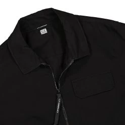C.P. Company Gabardine Longsleeve Zip Shirt -PERFEKTES BEKLEIDUNGSGESCHÄFT 13cmsh158a 002824g 999 3
