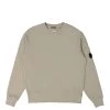 C.P. Company Brushed Emerized Diagonal Fleece Crewneck -PERFEKTES BEKLEIDUNGSGESCHÄFT 15CMSS008A006372R 335 1