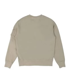 C.P. Company Brushed Emerized Diagonal Fleece Crewneck -PERFEKTES BEKLEIDUNGSGESCHÄFT 15CMSS008A006372R 335 2