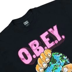 OBEY The World Is Yours Tee -PERFEKTES BEKLEIDUNGSGESCHÄFT 166913366 OFF BLACK 3