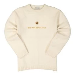 Academy Knit Embroidered Logo Sweater