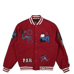 Run Sit & Bike Varsity Jacket