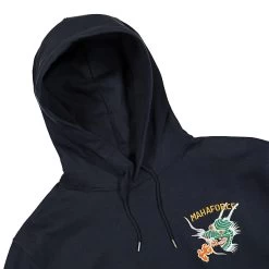 Maharishi Maha Force Embroidered Hoody -PERFEKTES BEKLEIDUNGSGESCHÄFT 8076 navy 3