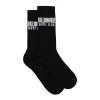 Straight Logo Socks -PERFEKTES BEKLEIDUNGSGESCHÄFT BC017 BLACK 1