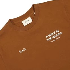Foret Culture T-Shirt -PERFEKTES BEKLEIDUNGSGESCHÄFT F1086 Brown 3