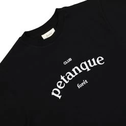 Foret Petanque T-Shirt -PERFEKTES BEKLEIDUNGSGESCHÄFT F924 Black 3