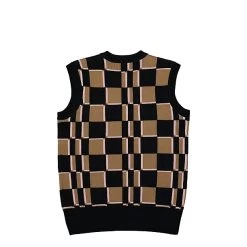 Fred Perry Glitch Chequerboard Tank -PERFEKTES BEKLEIDUNGSGESCHÄFT K6513 2