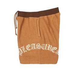 Pleasures Mars Sherpa Shorts -PERFEKTES BEKLEIDUNGSGESCHÄFT P23SP043 Brown 3