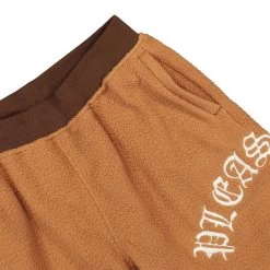 Pleasures Mars Sherpa Shorts -PERFEKTES BEKLEIDUNGSGESCHÄFT P23SP043 Brown 4