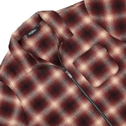 Shadow Method Zip Shirt -PERFEKTES BEKLEIDUNGSGESCHÄFT SS23 D1 Red Off White 3