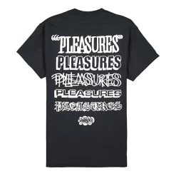 Eric Haze X Pleasures Studies T-Shirt -PERFEKTES BEKLEIDUNGSGESCHÄFT haze001 blk 2