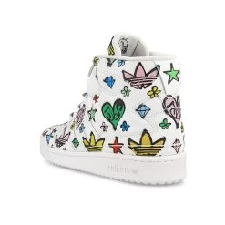 Jeremy Scott X Adidas Forum 84 Hi Mono -PERFEKTES BEKLEIDUNGSGESCHÄFT hq1128 3