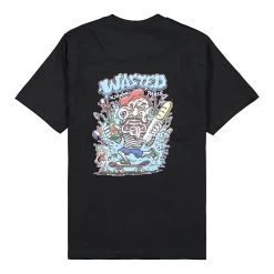 Jimbo Phillips X Wasted Paris French Cliche Tee -PERFEKTES BEKLEIDUNGSGESCHÄFT jp wpfct blk 2
