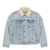 Blue Denim Sherpa Jacket