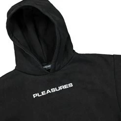 Pleasures Burnout Dyed Hoody -PERFEKTES BEKLEIDUNGSGESCHÄFT p20w021 blk 3