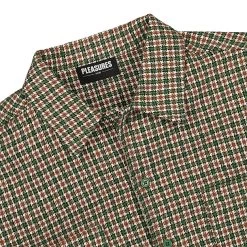Pleasures Ignition Plaid Shirt -PERFEKTES BEKLEIDUNGSGESCHÄFT p21f015 green 3