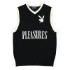 Playboy X Pleasures Sweater Vest -PERFEKTES BEKLEIDUNGSGESCHÄFT p21pb005 black 1