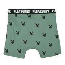 Playboy X Pleasures Boxer Briefs 2 Pack -PERFEKTES BEKLEIDUNGSGESCHÄFT p21pb007 black olive 5
