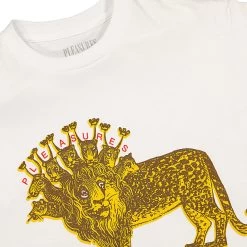 Pleasures Banned T-Shirt -PERFEKTES BEKLEIDUNGSGESCHÄFT p21su060 wht 3