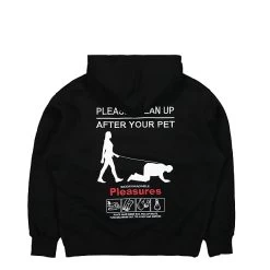 Pleasures Clean Up Hoodie -PERFEKTES BEKLEIDUNGSGESCHÄFT p22f006 black 2