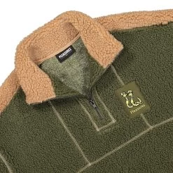 Pleasures Rewind Quarter Zip -PERFEKTES BEKLEIDUNGSGESCHÄFT p22f021 green 3 1