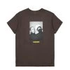 Pleasures Vocabulary T-Shirt -PERFEKTES BEKLEIDUNGSGESCHÄFT p22sp059 brown 1