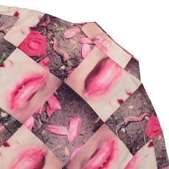 Pleasures Wormy Lips Button Down -PERFEKTES BEKLEIDUNGSGESCHÄFT p22w032 red 4
