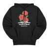Rose Hooded Sweatshirt -PERFEKTES BEKLEIDUNGSGESCHÄFT tn20fhs006 blk 1