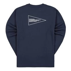 Flag PocketLongsleeve Top -PERFEKTES BEKLEIDUNGSGESCHÄFT tn21sls007 nvy 2