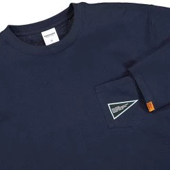 Flag PocketLongsleeve Top -PERFEKTES BEKLEIDUNGSGESCHÄFT tn21sls007 nvy 3