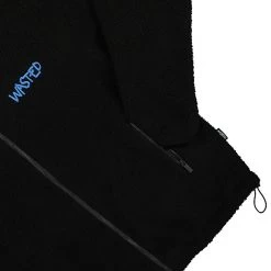 Pierce Sherpa Jacket -PERFEKTES BEKLEIDUNGSGESCHÄFT wasted jacket pierce sherpa black 4