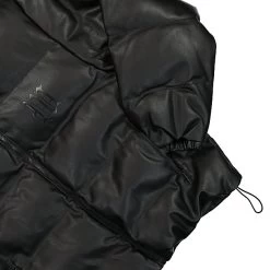 Puffer Dawn Jacket -PERFEKTES BEKLEIDUNGSGESCHÄFT wasted puffer jacket dawn black 4