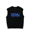 Razor Reversible Vest Sweater -PERFEKTES BEKLEIDUNGSGESCHÄFT wasted sweater vest razor revers black minor blue 1x